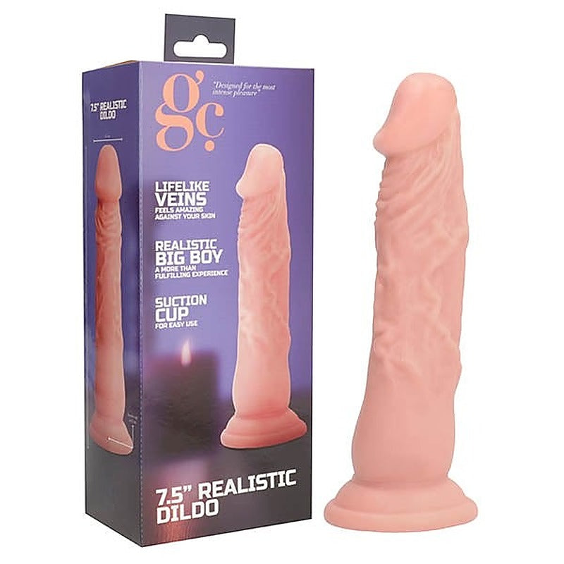 GC. Suction Cup Realistic Dildo by Shots Toys - Realistic Dildos
