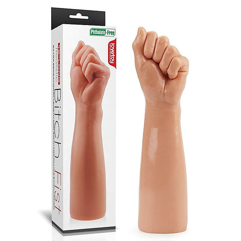 King Sized 12'' Bitch Fist - Flesh - Realistic Dildos