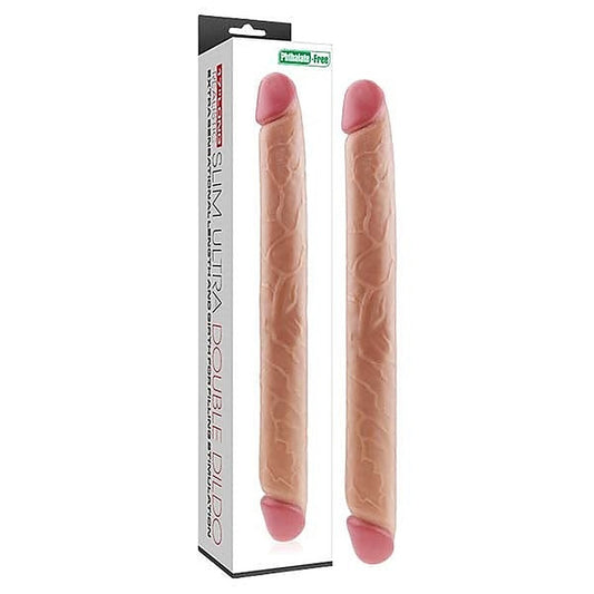 King Sized Slim Ultra Double Dildo - 17 Inch - Realistic Dildos