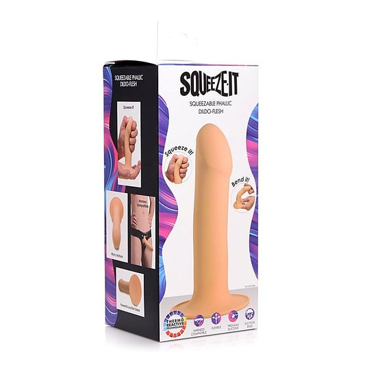 Squeeze-It Squeezable Phallic Dildo By Xr Brands - Realistic Dildos