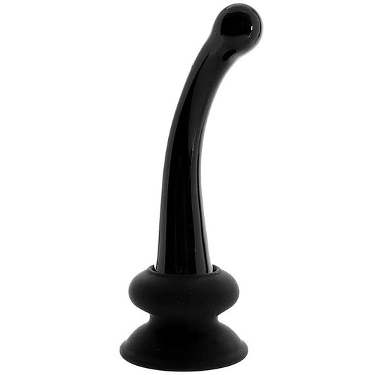 Pipedream Icicles No. 87 Glass Suction Cup G Spot Wand - Glass Sex Toys