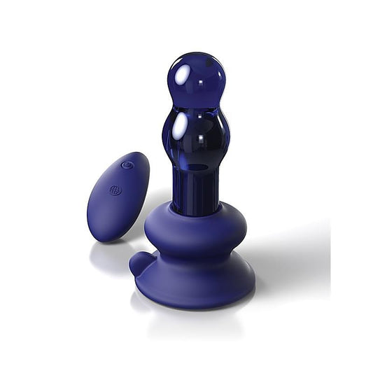 Pipedream Icicles No 83 Remote Control Glass Anal Vibrator - Glass Sex Toys
