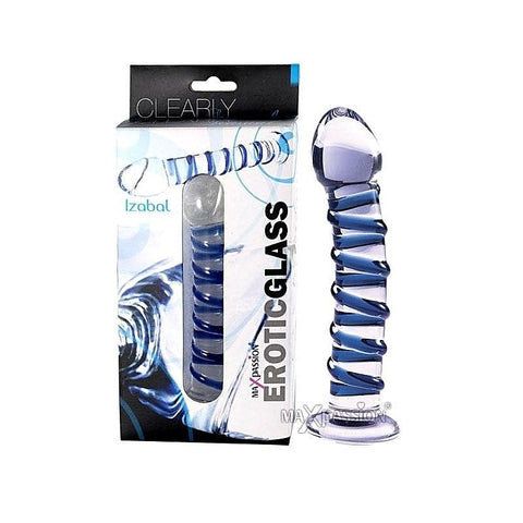 Swirly Glass Dildo by Maxpassion - Glass Sex Toys
