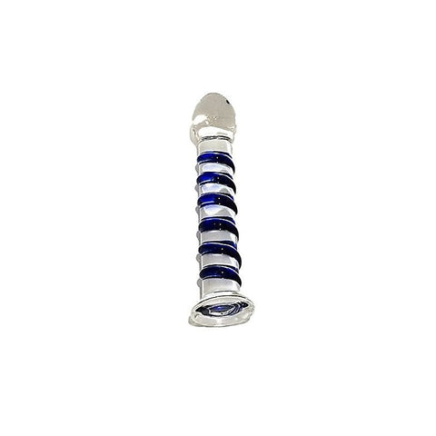Swirly Glass Dildo by Maxpassion - Glass Sex Toys