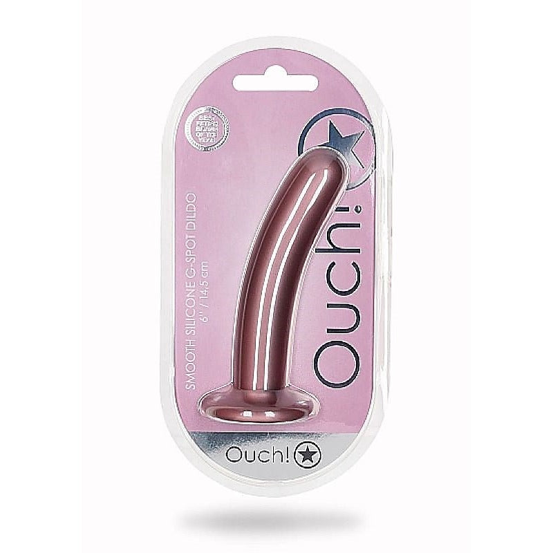 Ouch! Smooth Silicone G-Spot Dildo By Shots Toys - Non-Realistic Dildos