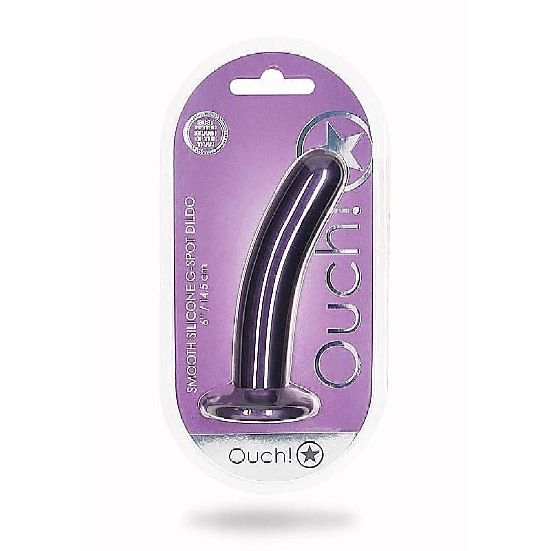 Ouch! Smooth Silicone G-Spot Dildo By Shots Toys - Non-Realistic Dildos