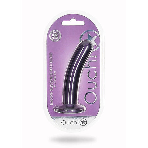Ouch! Smooth Silicone G-Spot Dildo By Shots Toys - Non-Realistic Dildos