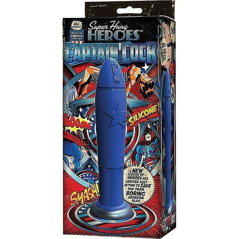 Super Hung Heroes Captain Cock Anal Dildo by Doc Johnson - Anal Dildos