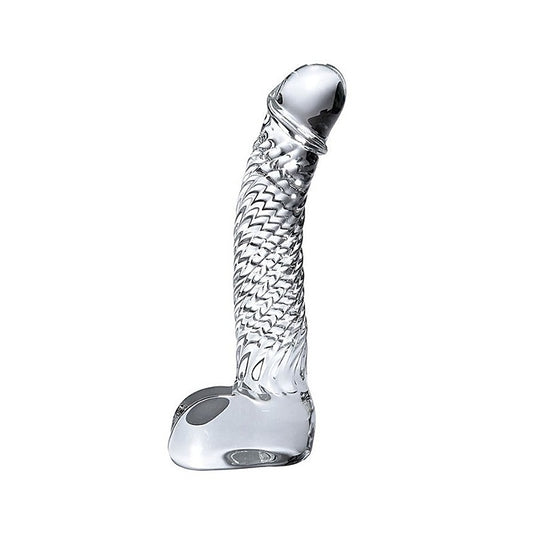 Pipedream Icicles No 61 Realistic Glass Dildo - Glass Sex Toys