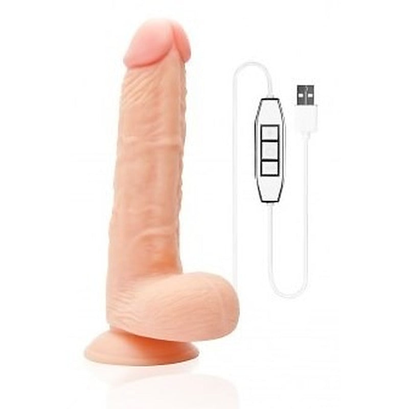 Wet Temper 8.5 Inch Vibrating Dong By Nanma Corporation - Realistic Dildos