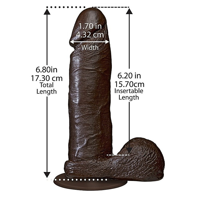 The Realistic Cock With Balls 6 Inch By Doc Johnson - Rabbit Vibrators