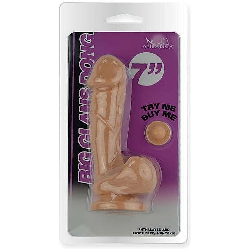 Big Glans Realistic 7" Dildo By Aphrodisia - Realistic Dildos