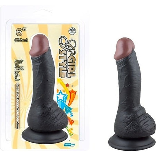 G-Girl Style Realistic Dong W/ Suction Cup 6" Dong 2 - Realistic Dildos