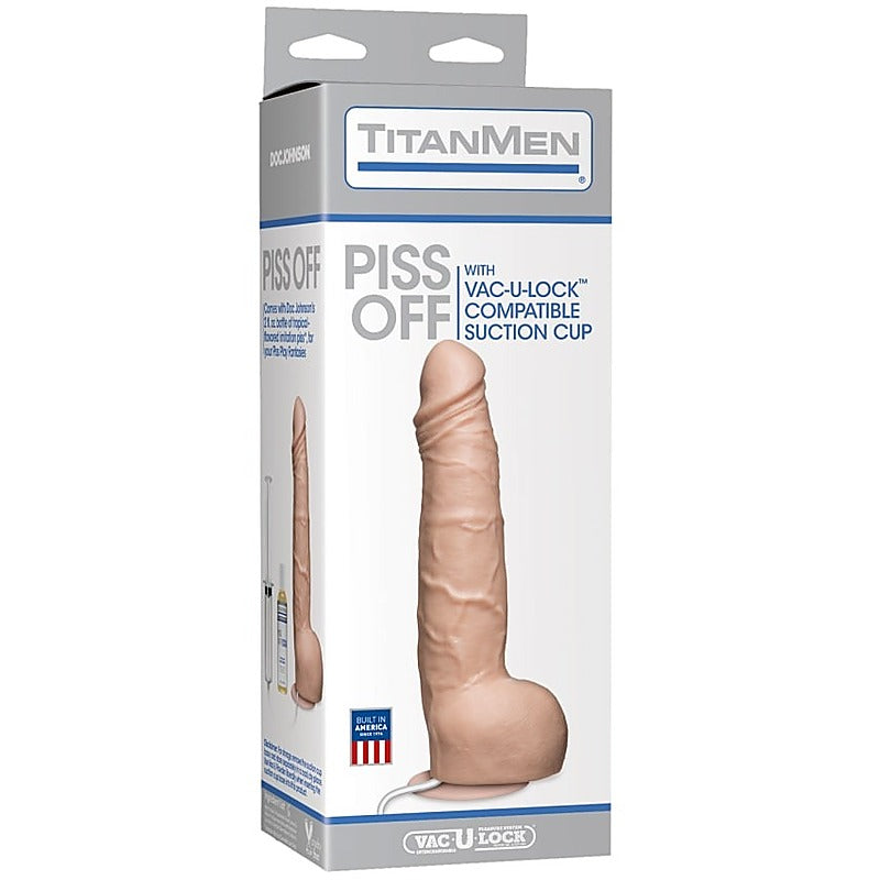 Titanmen Piss Off Realistic Cock Vanilla By Doc Johnson - Realistic Dildos