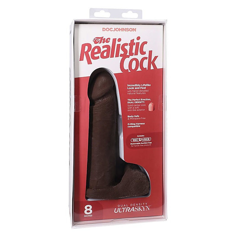 The Realistic Ur3 Cock With Balls 8 Inch By Doc Johnson - Realistic Dildos