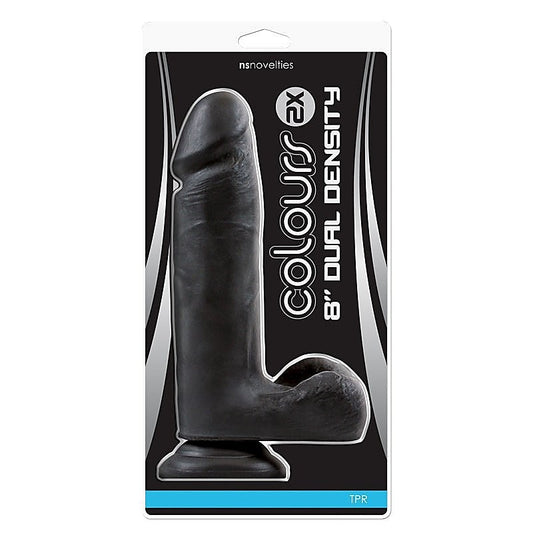 Colours 2X Dual Density 8 Inch Dildo By Ns Novelties - Realistic Dildos