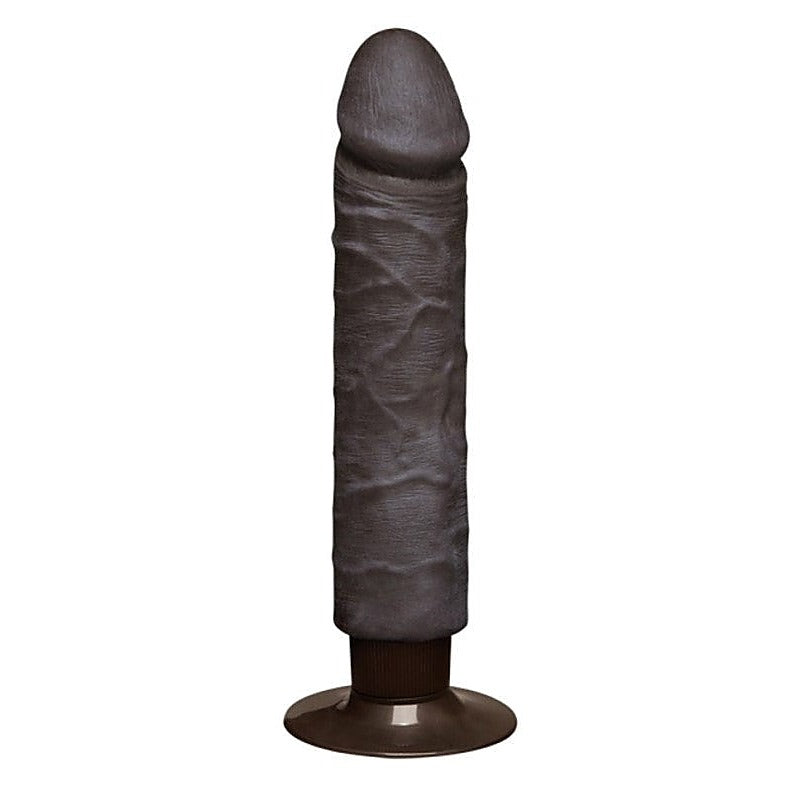 The Realistic Cock UR3 Vibrating 8 in. Black - Realistic Dildos