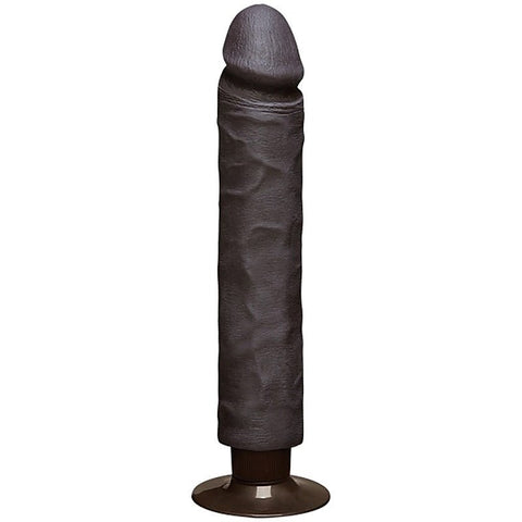 The Realistic Cock UR3 Vibrating 10 in. Black - Realistic Dildos