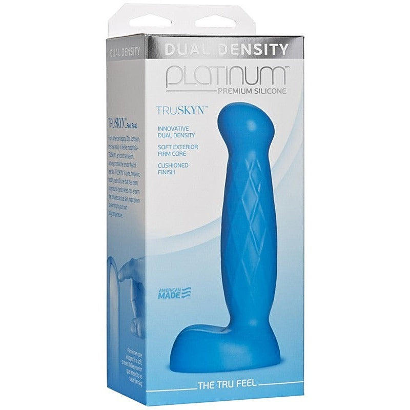Platinum The Tru Feel Realistic Dong By Doc Johnson - Steel Sex Toys