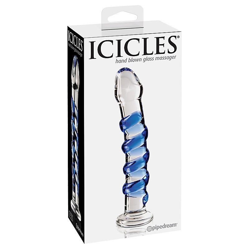 Icicles No. 05 Hand Blown Glass Dildo By Pipedream Products - Glass Sex Toys