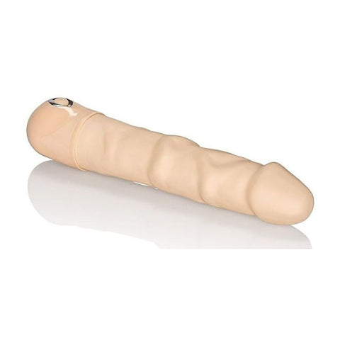 Waterproof Power Stud Rod Vibrating Dildo Ivory - Realistic Dildos