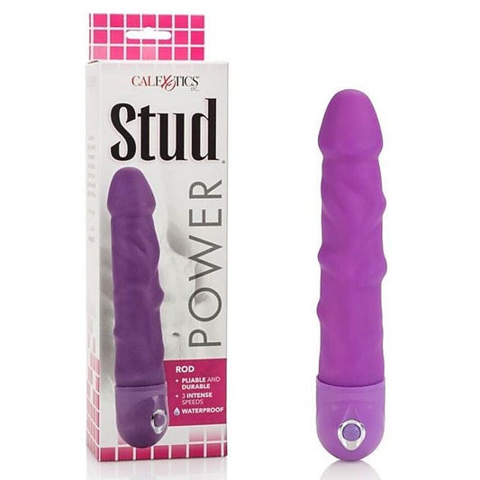 Waterproof Power Stud Rod Purple - Realistic Dildos