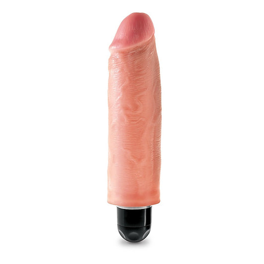 King Cock 6 inch Vibrating Stiffy Realistic Dildo - Realistic Dildos