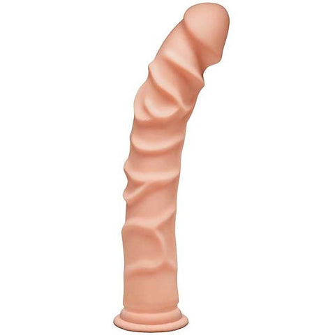 The D The Ragin - Realistic Dildos D 10 Inch Vanilla - Realistic Dildos