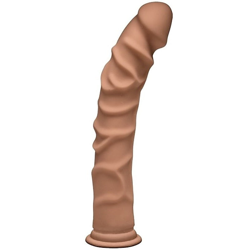 The D Ragin D Caramel 10 Inch By Doc Johnson - Realistic Dildos