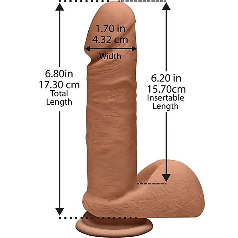 The D Perfect D 7 Inch by Doc Johnson - Realistic Dildos