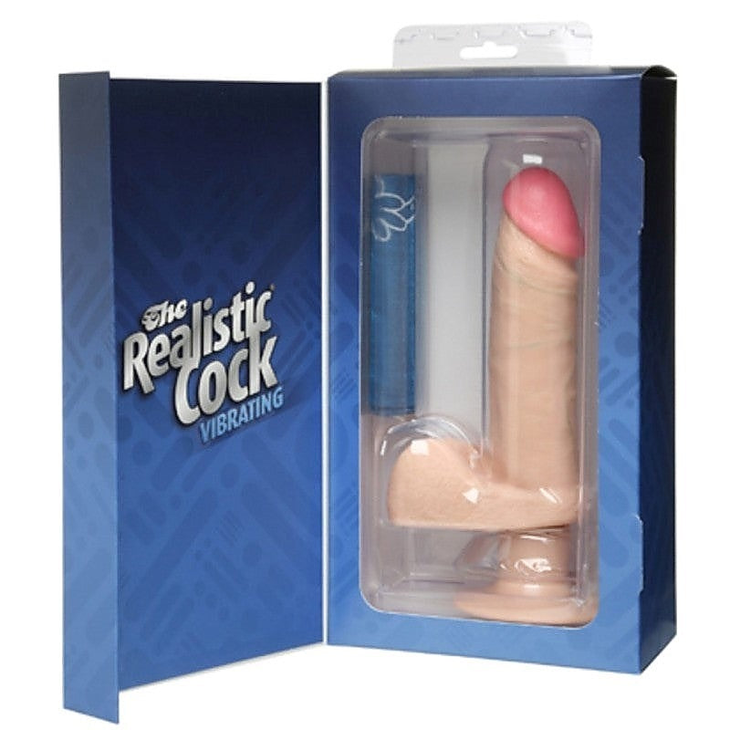 The Realistic Cock Vibrating 6 Inch By Doc Johnson - Realistic Dildos