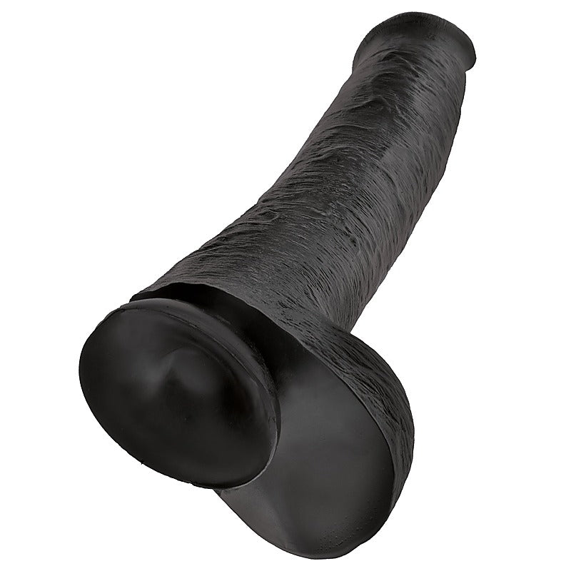 King Cock 15 Inch Realistic Dong With Balls - Rabbit Vibrators