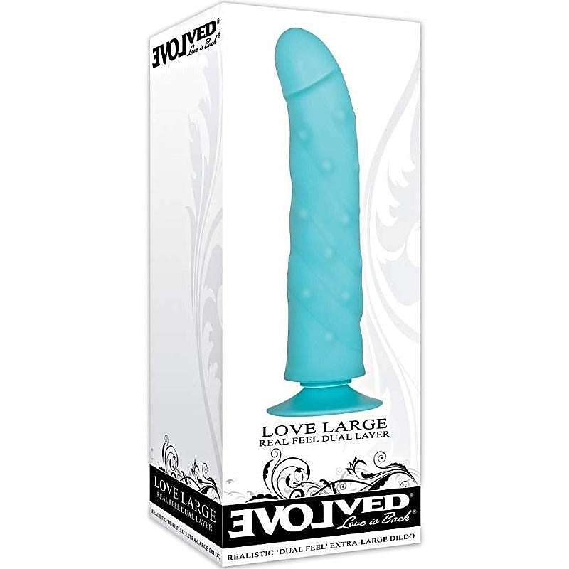 Love Large Dual Feel Dildo - Realistic Dildos