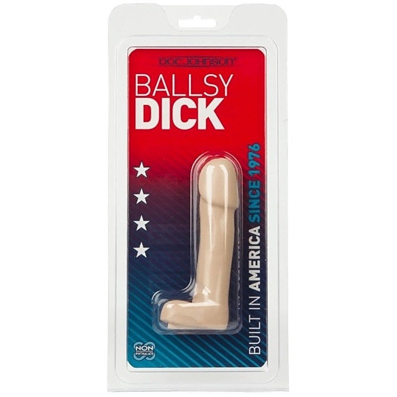 Ballsy 4.5 Inch Realistic Dick By Doc Johnson - Realistic Dildos