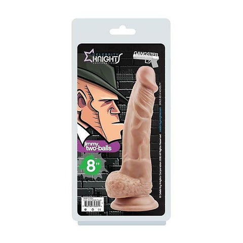 Gangster Dildo Jimmy Two-Balls 8 Inch By La Viva - Realistic Dildos