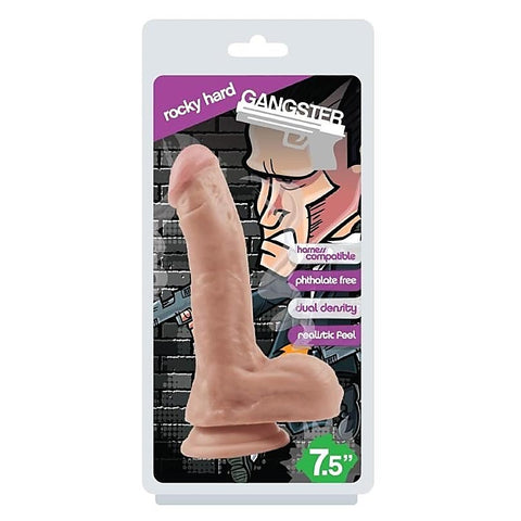 Gangster Dildo Rocky Hard 7.5 Inch By La Viva - Realistic Dildos