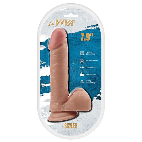 La Viva Skyler 7.9" Dildo by La Viva - Realistic Dildos