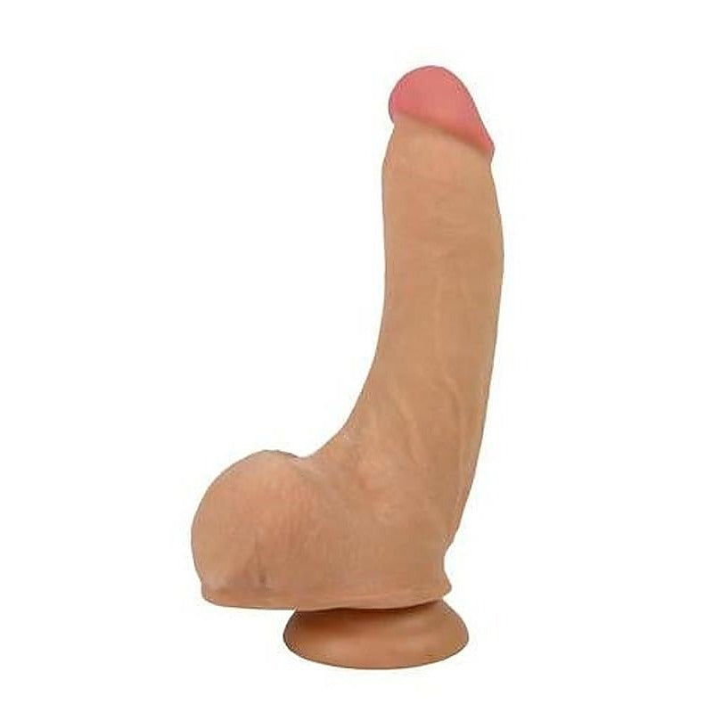 Adam Male Cyberskin 8 Inch Realistic Cock By Doc Johnson - Realistic Dildos