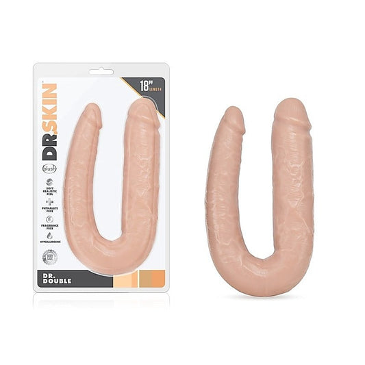Dr. Double Ender Dildo Vanilla By Blush Novelties - Realistic Dildos