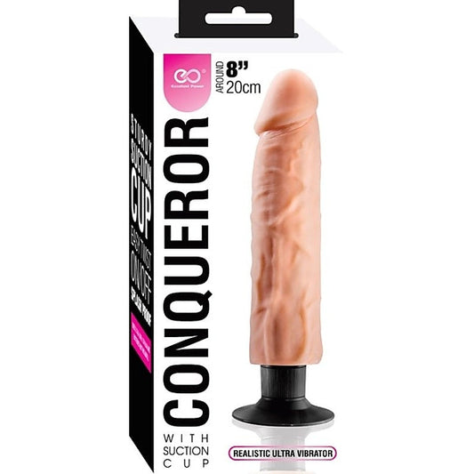 Excellent Power Conqueror Vibrating Dildo - Vibrating Dildos