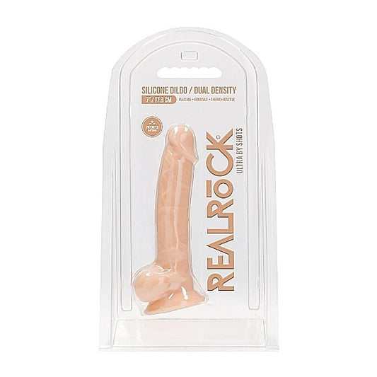 Realrock Ultra Silicone Dido With Balls Flesh - Realistic Dildos