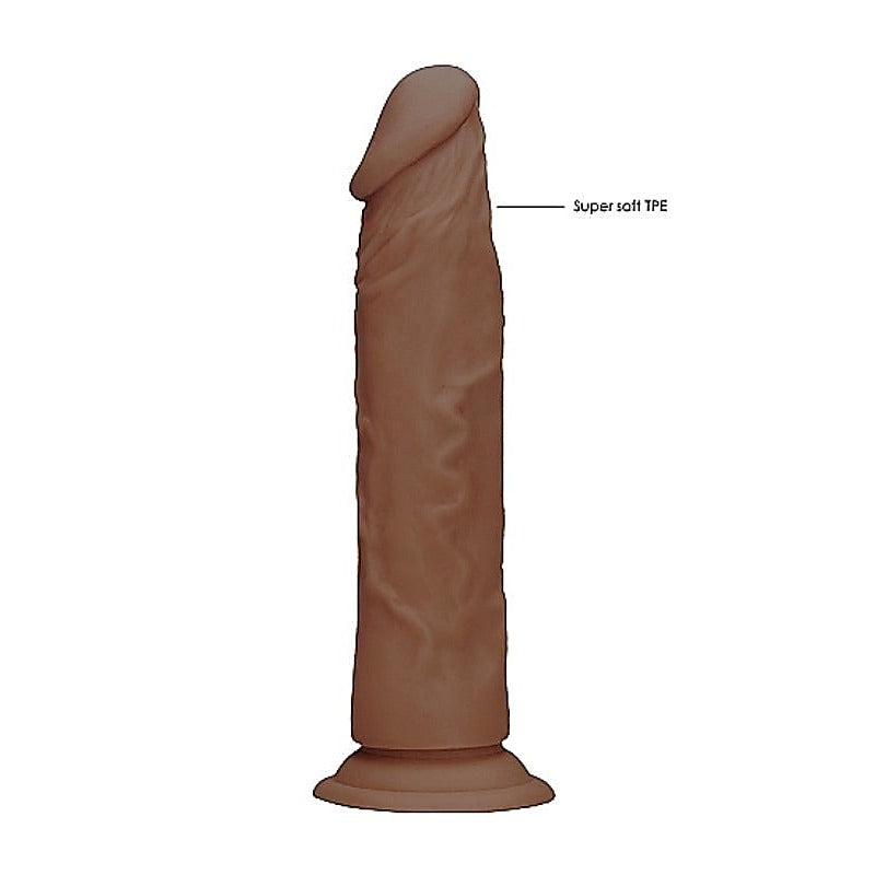 Realrock Skin Dildo Brown by Shots Toys - Realistic Dildos