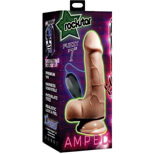 Amped - Fuzzy 7.5 Inch - Realistic Dildos