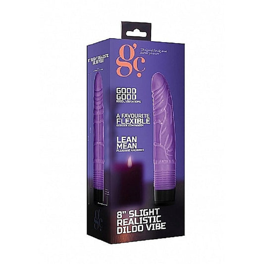 GC Slight Realistic Vibrating Dildo 8 inch - Realistic Dildos