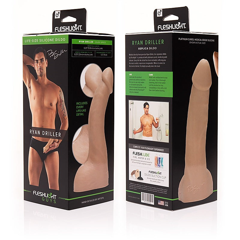 Ryan Driller Realistic Dildo By Fleshlight - Realistic Dildos