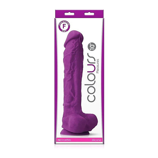 Colours Pleasures Dong 10 Inch By Ns Novelties - Realistic Dildos