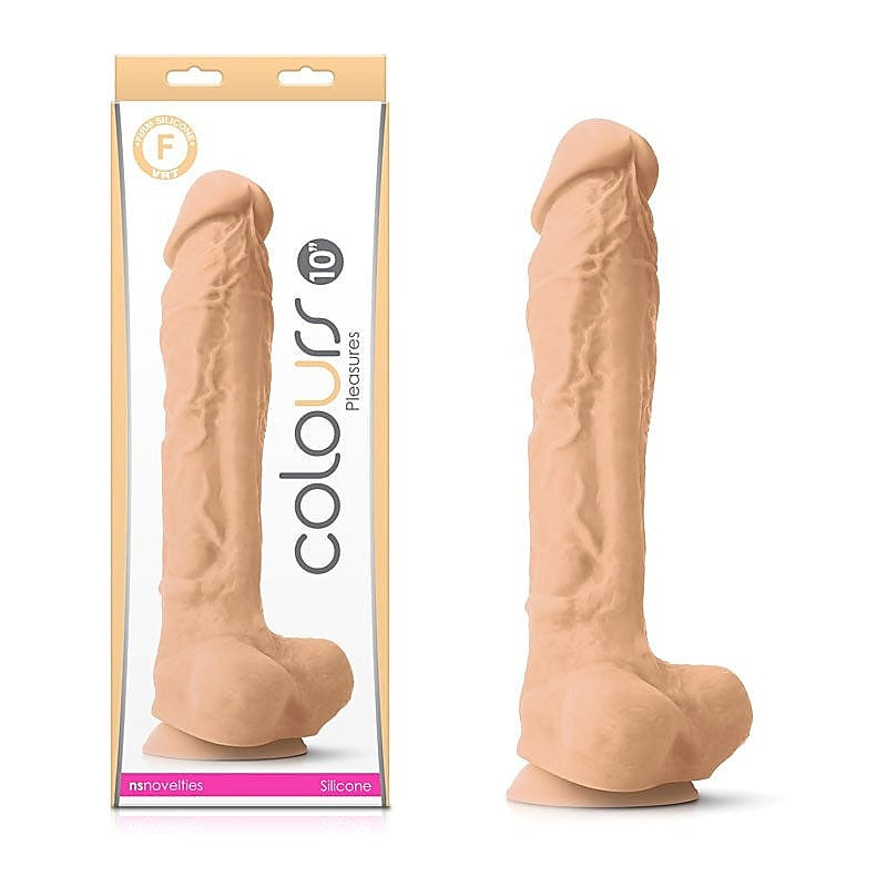 Colours Pleasures Dong 10 Inch By Ns Novelties - Realistic Dildos
