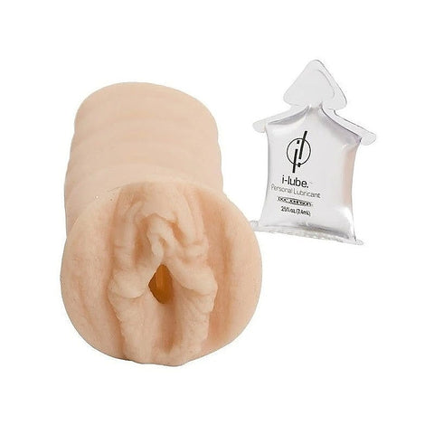 Doc Johnson Quickie To Go Realistic Vagina Stroker - Masturbators and Strokers
