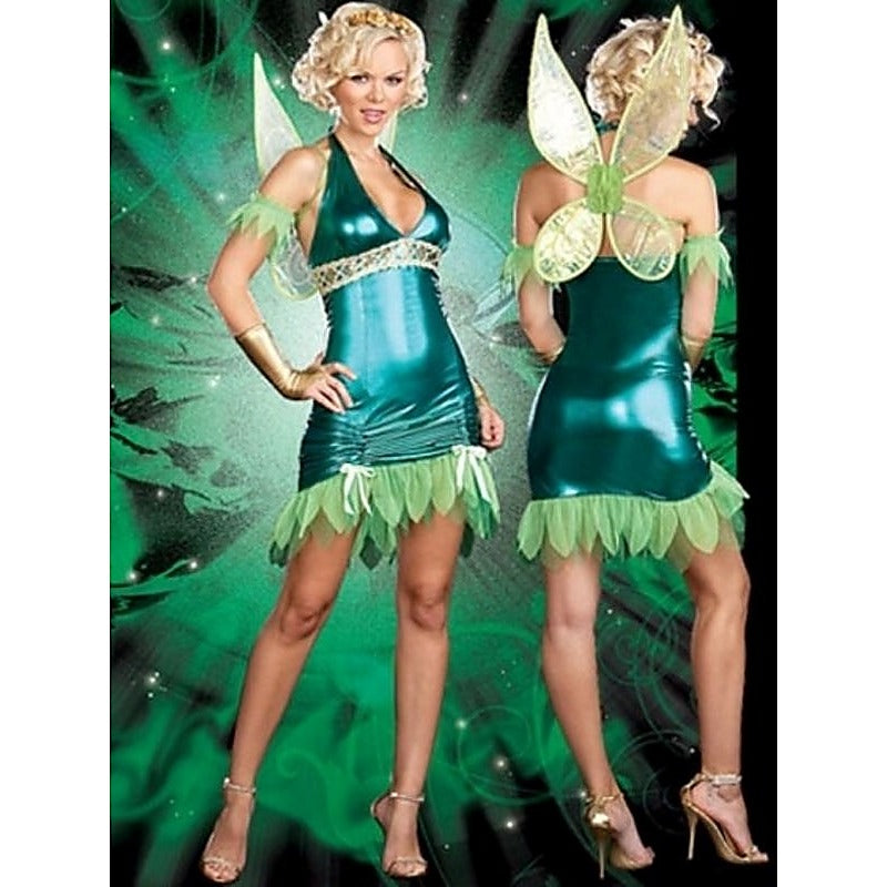 Lil Green Fairy Costume By Dream Girl Lingerie - Fancy Dress Ups