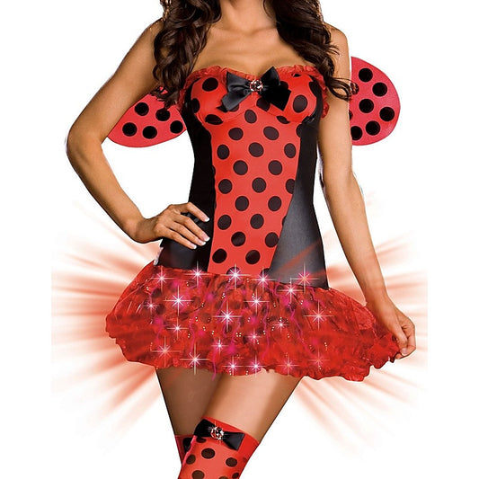 Light Me Up Ladybug Costume By Dream Girl Lingerie - Fancy Dress Ups